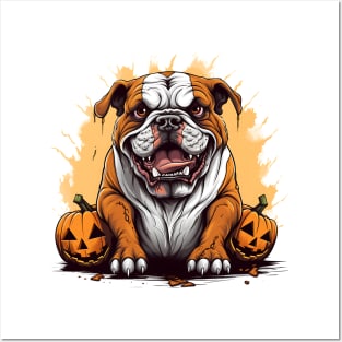 Halloween Bulldog #6 Posters and Art